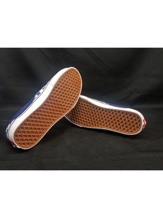 Vans Men\'s Classic Slip-On  Blue sneaker Check  Size 10 NEW IN BOX! main image 4